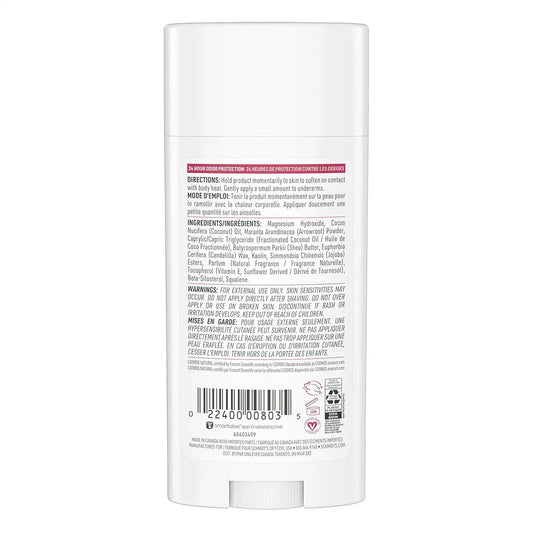 Schmidt's Aluminum Free Natural Deodorant for Women and Men, Coconut & Kaolin Clay for Sensitive Skin with 24 Hour Odor Protection, Certified Natural, Vegan, Cruelty Free, 3.25 oz
