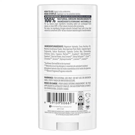 Schmidt's Deodorant Charcoal & Magnesium 2 Count 2.65 oz 48H