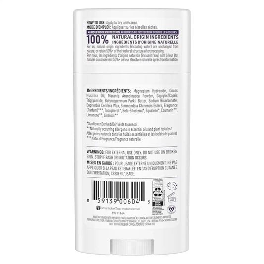 Schmidt's Aluminum-Free Vegan Deodorant Lavender & Sage with 24 Hour Odor Protection,for Women and Men,Natural Ingredients,Cruelty-Free,2.65 oz,(Pack of 4)