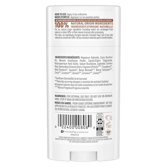 Schmidt's Aluminum-Free Vegan Deodorant Sandalwood & Citrus for Women and Men,with 24 Hour Odor Protection,Natural Ingredients,Cruelty-Free,2.65 oz,(Pack of 4)