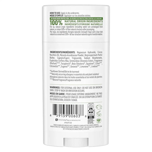 Schmidt's Aluminum-Free Vegan Deodorant Bergamot & Lime 2.65 oz 4 Count